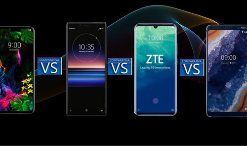 Comparativa G8 Xperia 1 Axon 10 Pro 5G Nokia 9