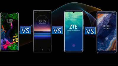 Comparativa G8 Xperia 1 Axon 10 Pro 5G Nokia 9