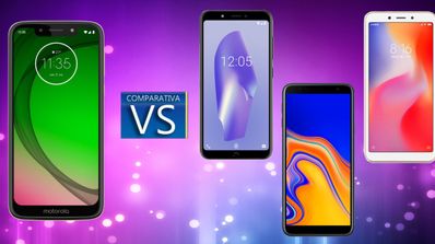 Comparativa Moto G7 Play Aquaris C Galaxy J4 Plus y Redmi 6