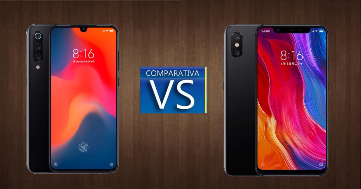 Comparativa Xiaomi Mi 9 vs Mi 8