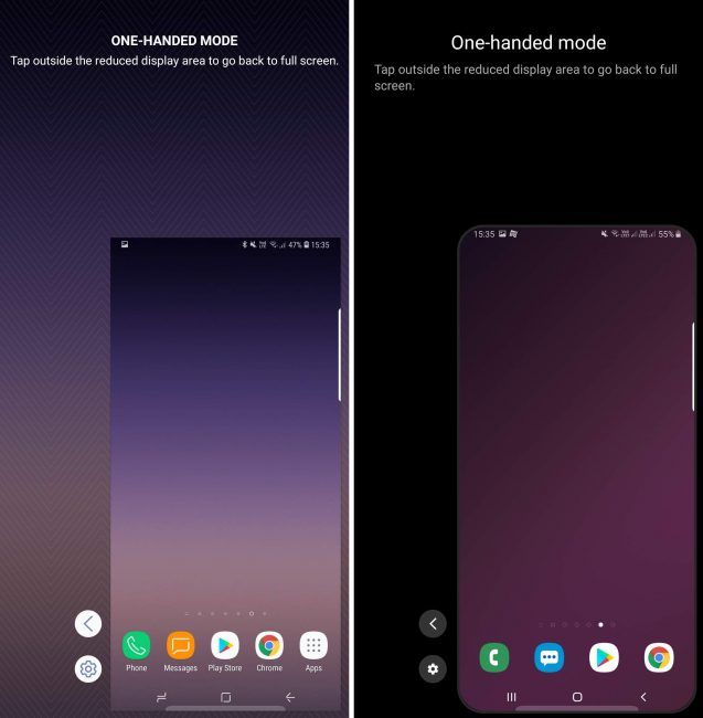 ajustes Samsung Experience vs One UI