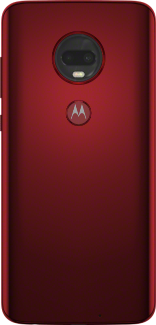 Moto G7 Plus trasera rojo