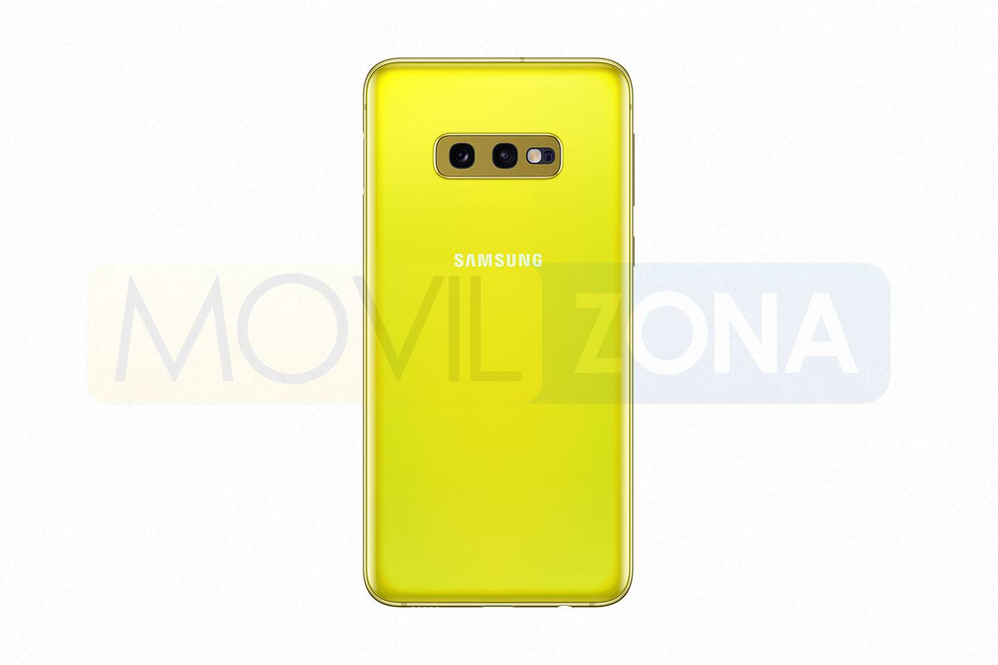 Samsung Galaxy S10e amarillo doble cámara