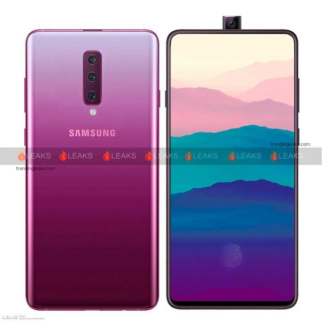 diseño del Samsung Galaxy A90