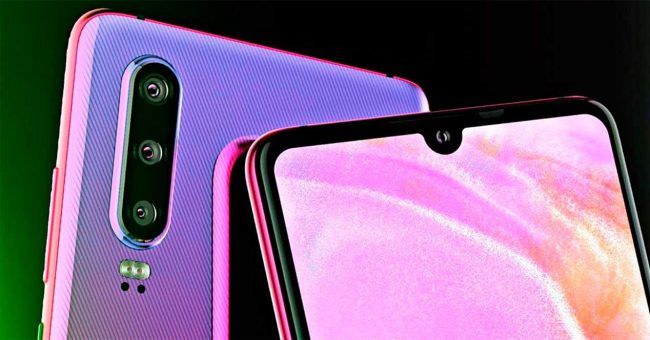 pantalla del Huawei P30