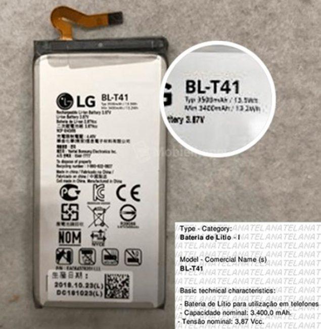 bateria del LG G8 ThinQ