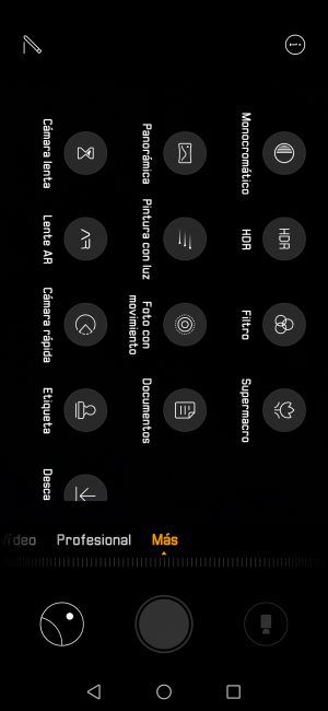 Modos cámara Huawei P30