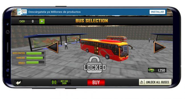 Off Road Tour Coach Bus Driver autobús bloquedo