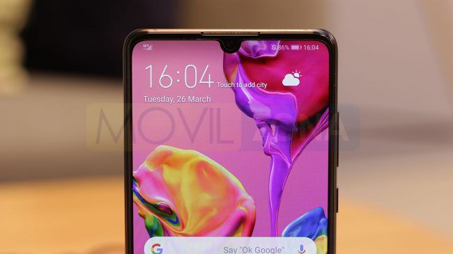 Huawei P30 notch