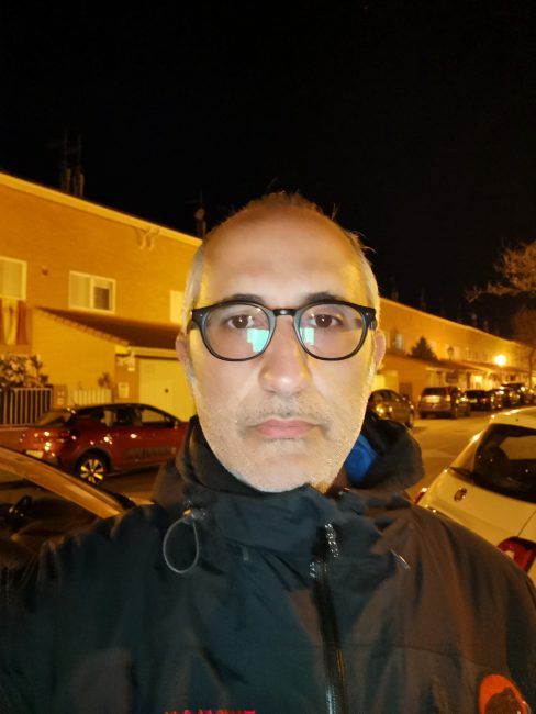 Selfie por la noche Huawei P30