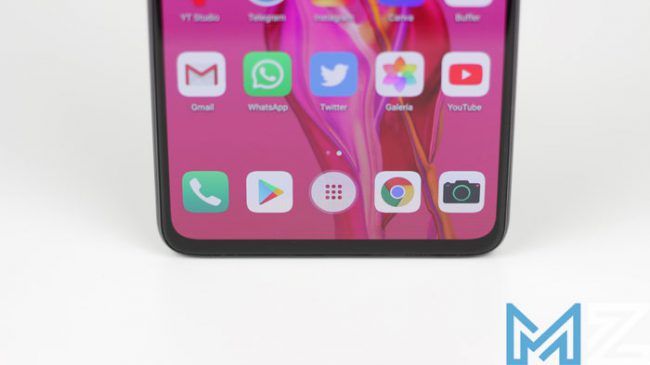Imagen pantalla zona inferior Huawei P30