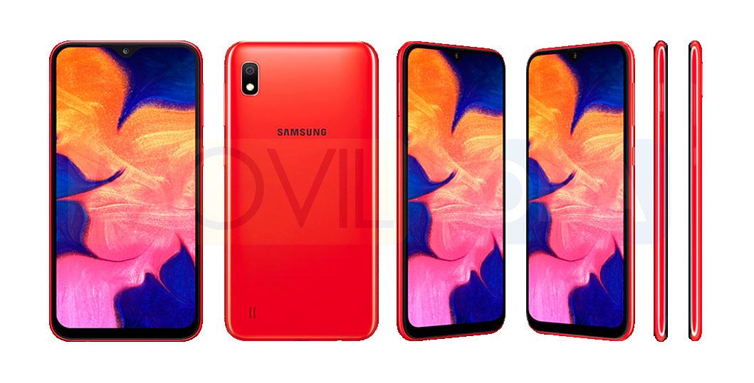 Samsung Galaxy A10 color rojo