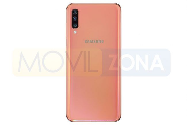 Samsung Galaxy A70 color naranja