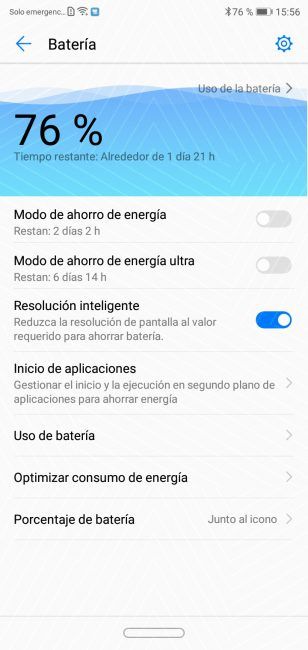 Información batería Huawei Y9 2019