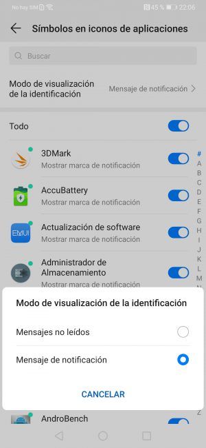 Pantalla completa Huawei P30