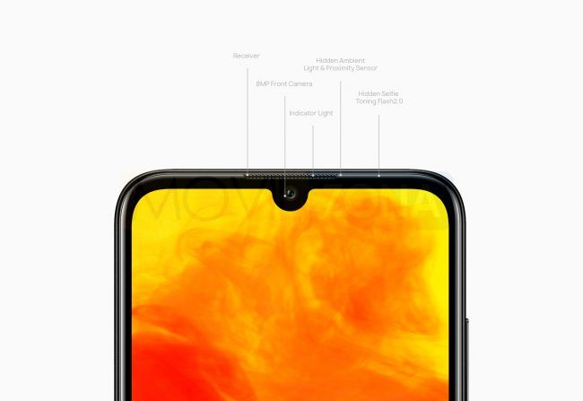 Huawei Y6 2019 detalles de la cámara