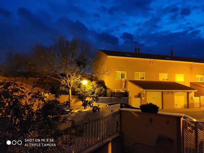 Foto noche Xiaomi Mi 9 SE