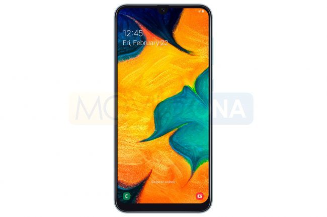 Samsung Galaxy A30 frontal