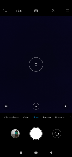 Aplicación cámara del Xiaomi Mi 9 SE