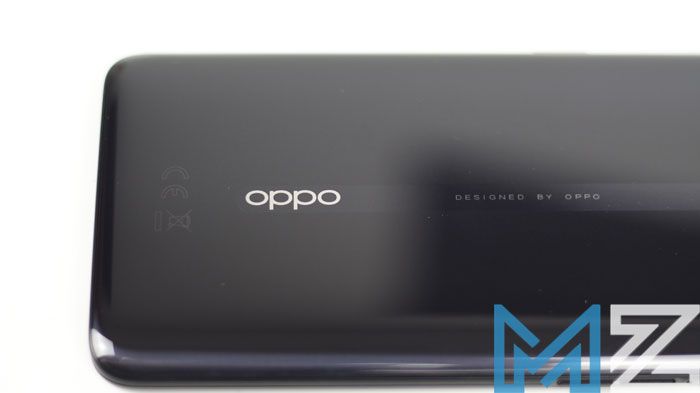 Acabado trasero del Oppo Reno