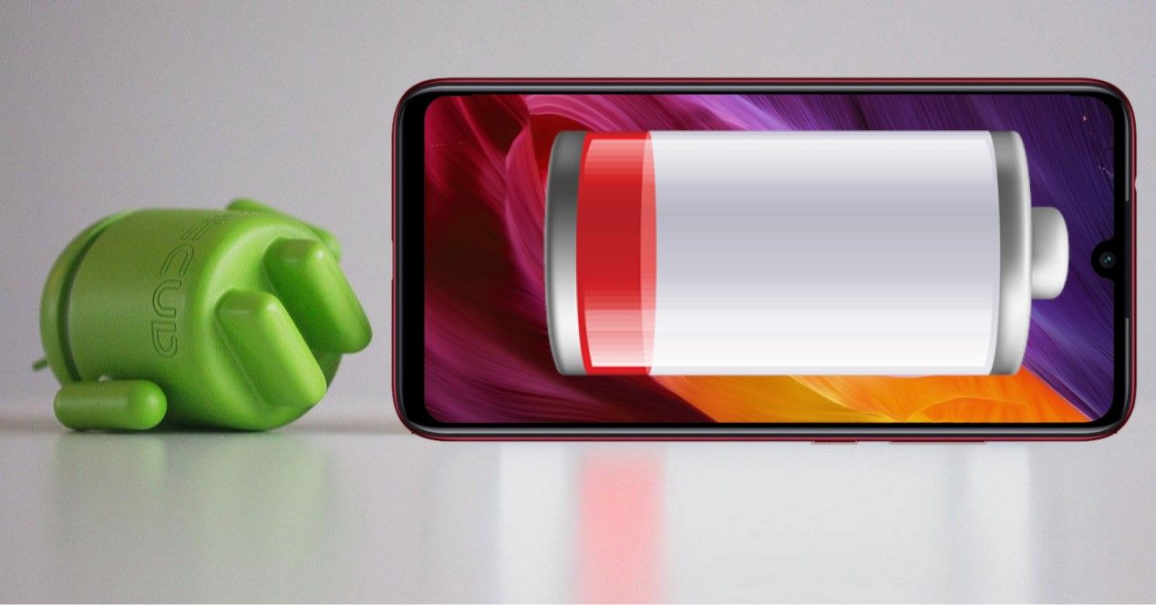 Android batería portada