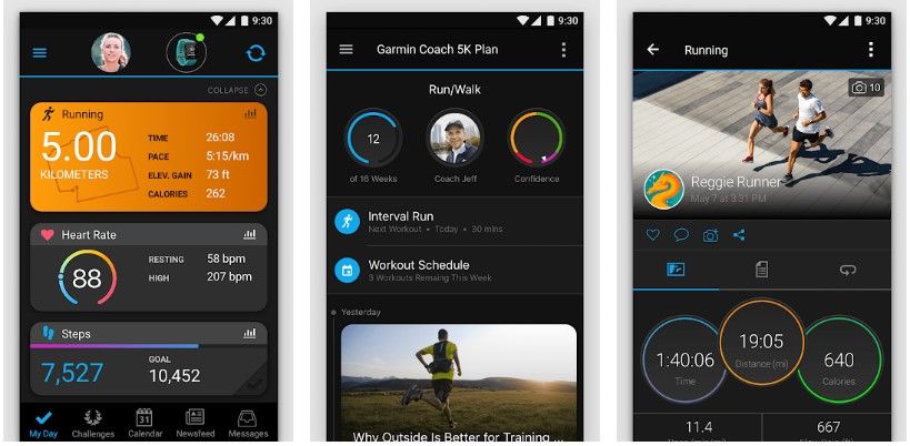 Aplicación Android Garmin Connect