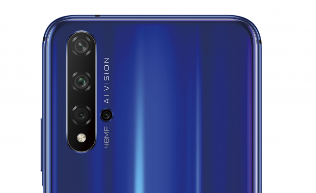 Honor 20 Lite cámara
