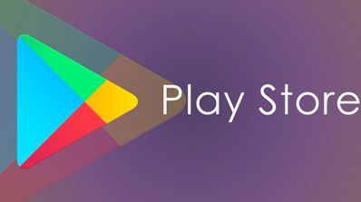 Logotipo de Play Store con fondo morado