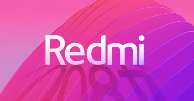 Logotipo de redmi con fondo rojo