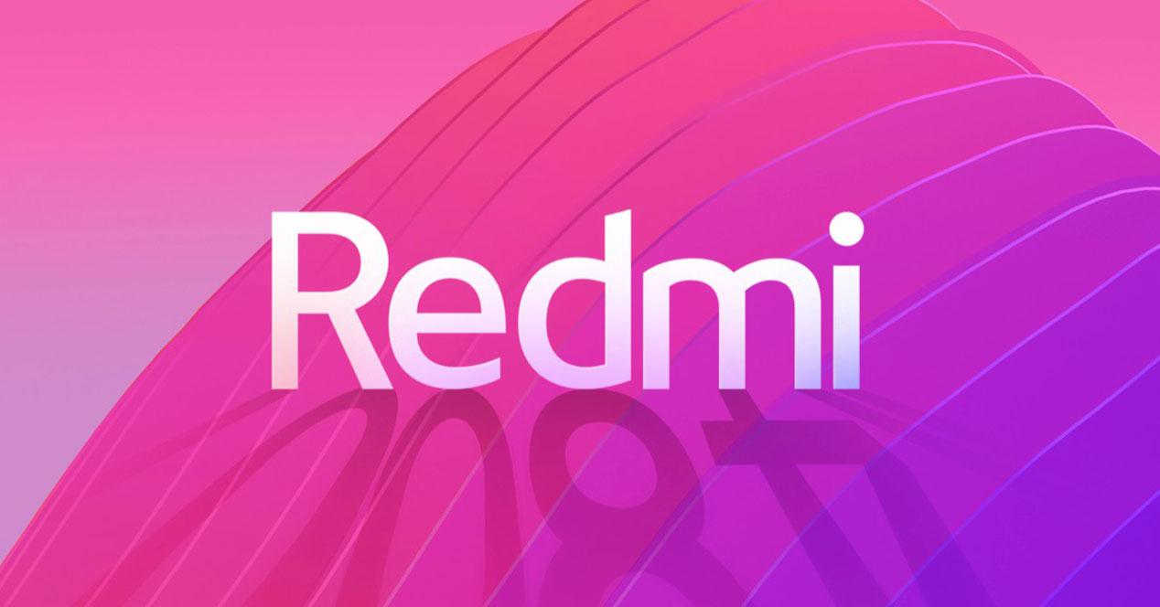 Logotipo de redmi con fondo rojo