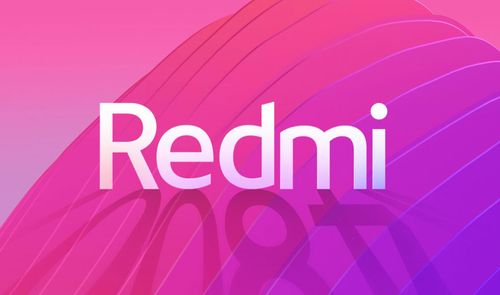 Logotipo de redmi con fondo rojo