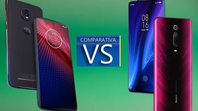 Moto Z4 vs Redmi K20 portada