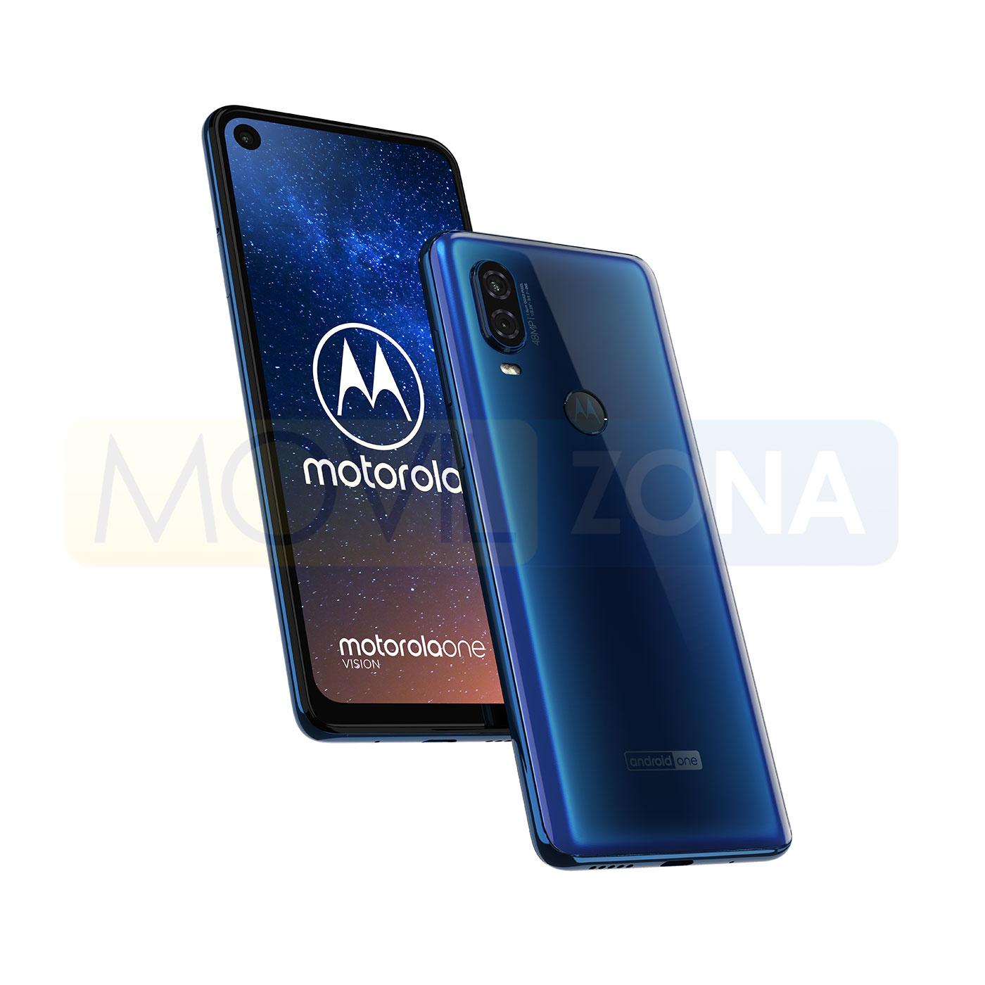 Motorola One Vision azul