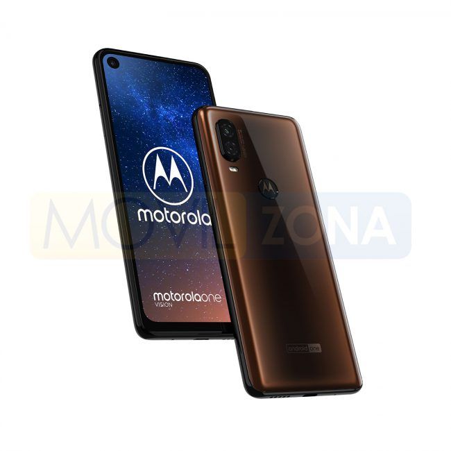 Motorola One Vision dorado