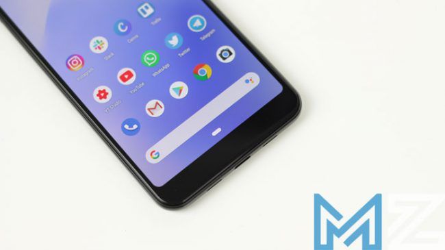 Pantalla inferior del Google Pixel 3a XL