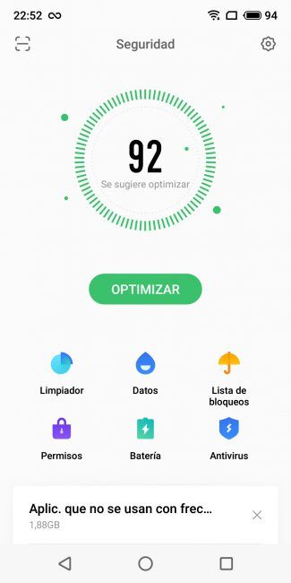 Análisis del Meizu 16th