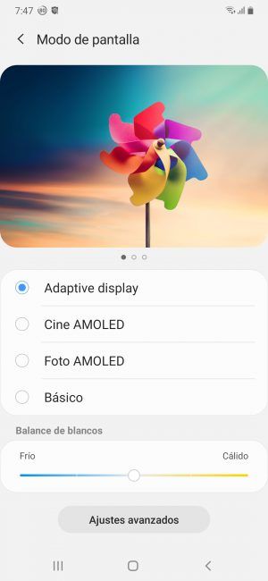Colores en el Samsung Galaxy A50