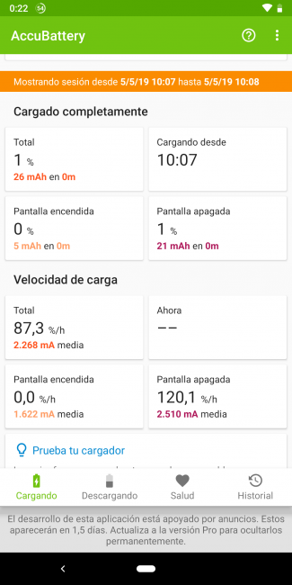 Uso batería del Google Pixel 3a XL