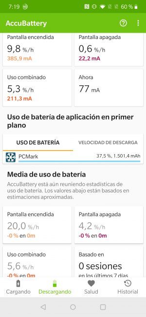 Consumo del OnePlus 7 Pro