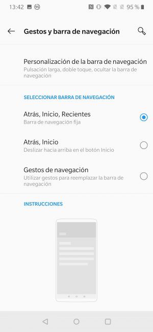 Uso de gestos en el OnePlus 7 Pro