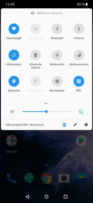 Accesos rápidos OnePlus 7 Pro