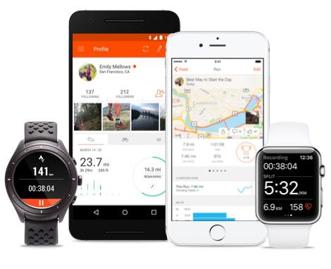 Aplicación Android Strava