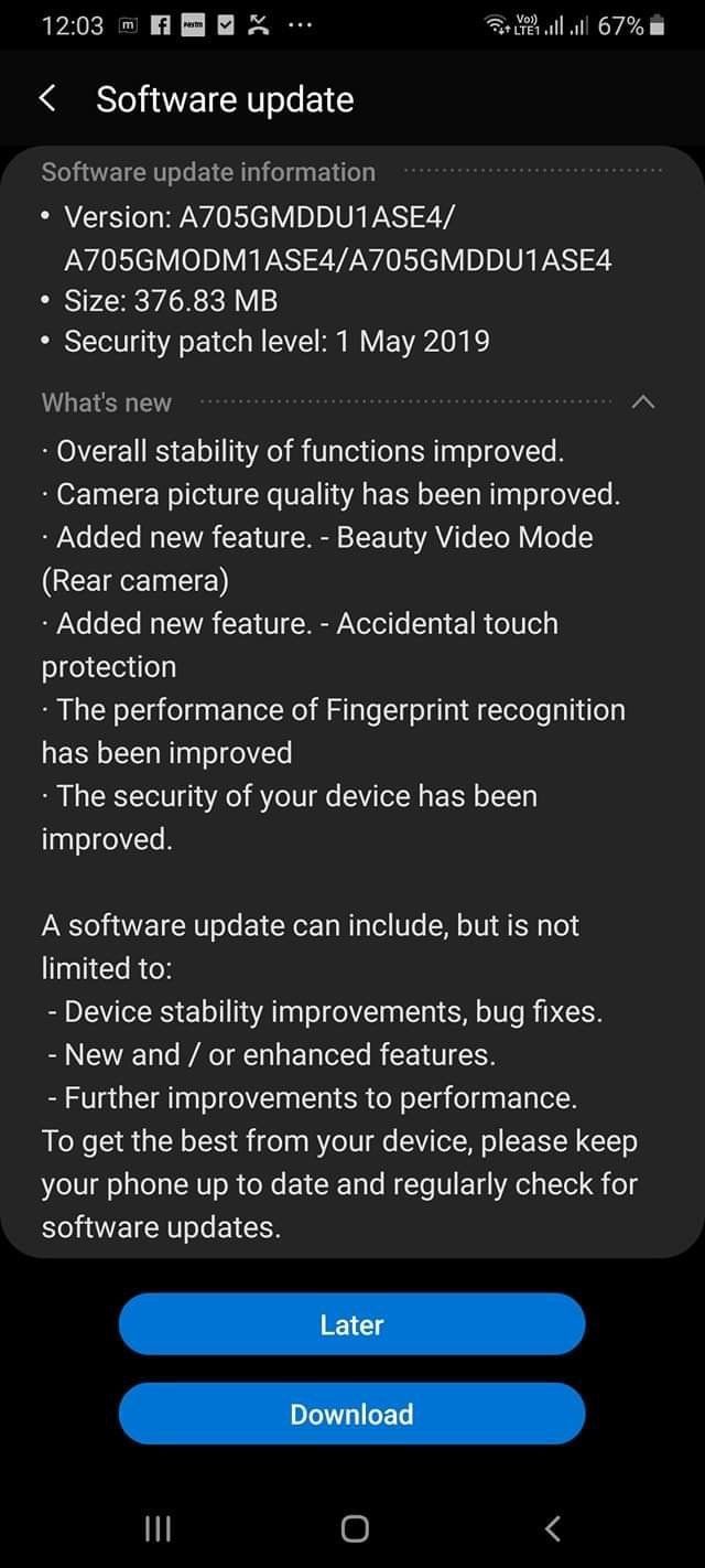 galaxy-a70-update