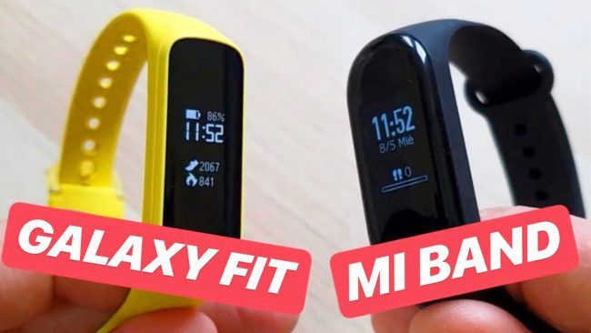 galaxy fit vs mi band 3