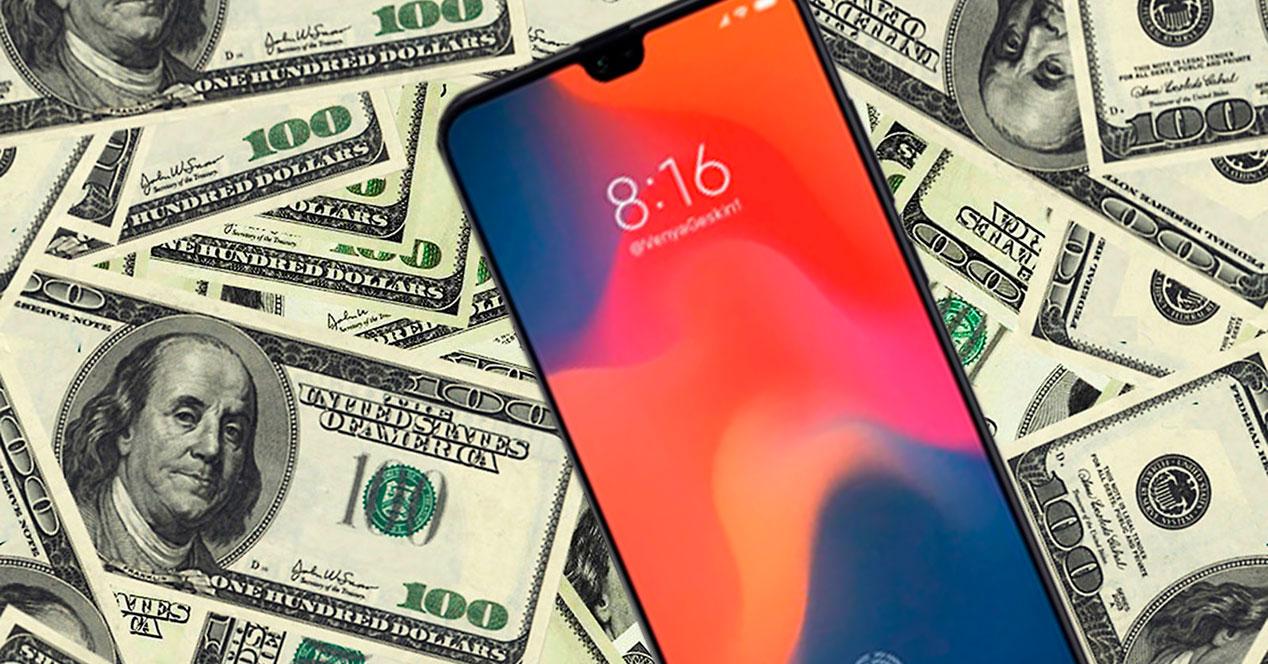 smartphone dinero