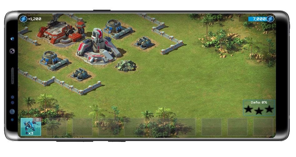 Base enemiga en Battle for the Galaxy