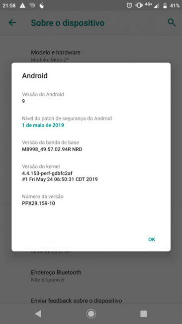 Android 9 Pie para el Moto Z2 Force