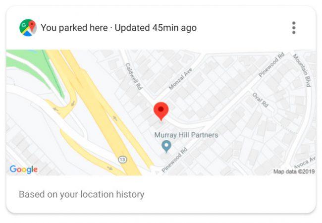Google Assistant aparcar