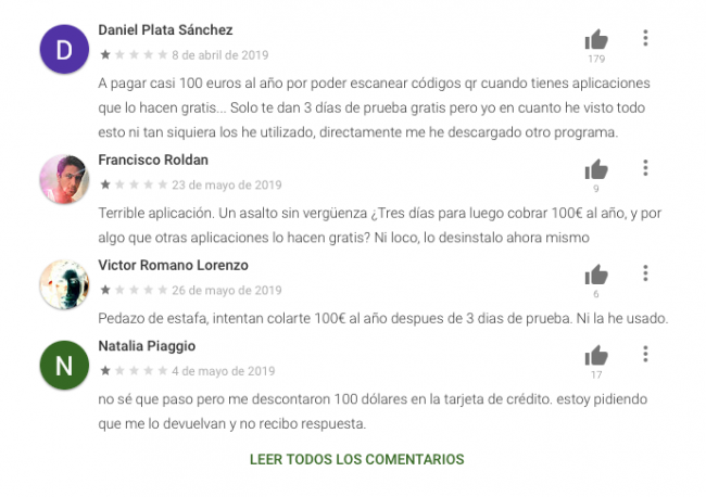 comentarios lector codigos qr