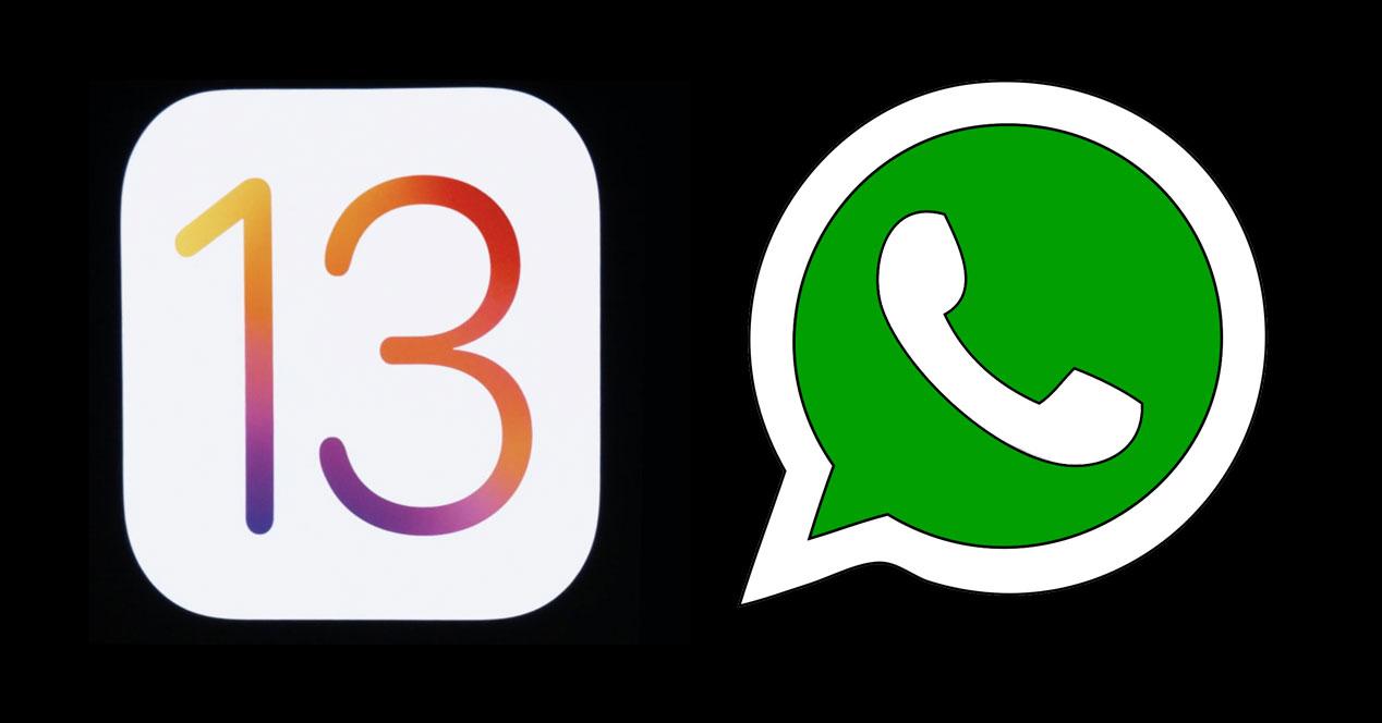 iOS 13 WhatsApp